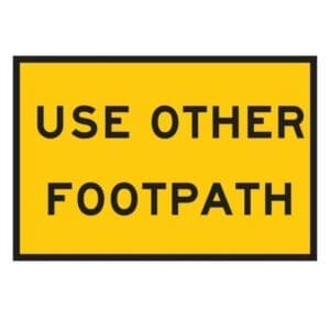 Use Other Footpath Sign