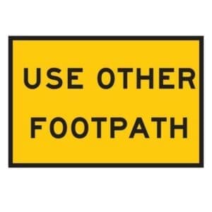Use Other Footpath Sign