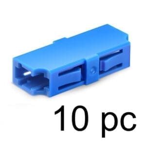 Fiber Adapter LC/UPC to LC/UPC Simplex OS2 SM without Flange 10Pc