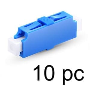 Fiber Adapter LC/UPC to LC/UPC Simplex OS2 SM without Flange 10Pc