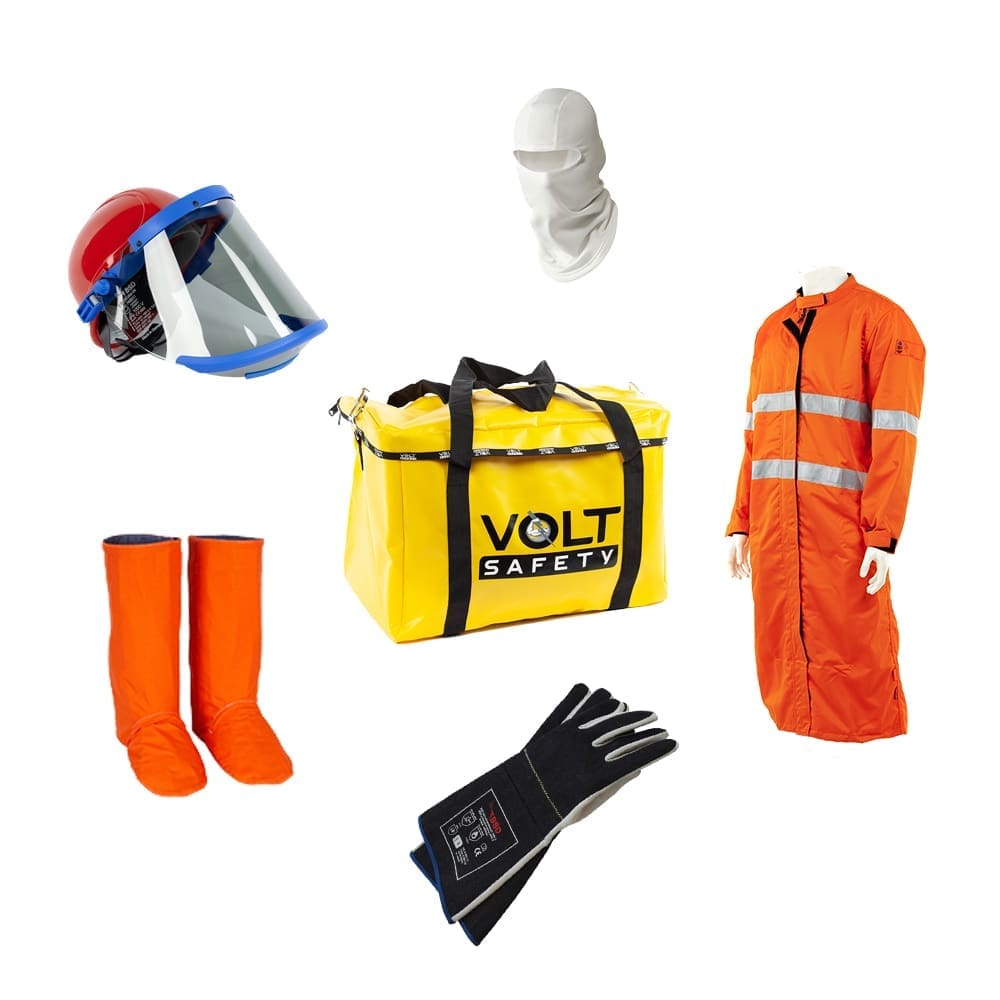 Volt Safety Arc flash Switching Coat Kit HRC2 12cal/cm2 Size M