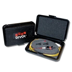 Divot Bare Fiber Testing Device