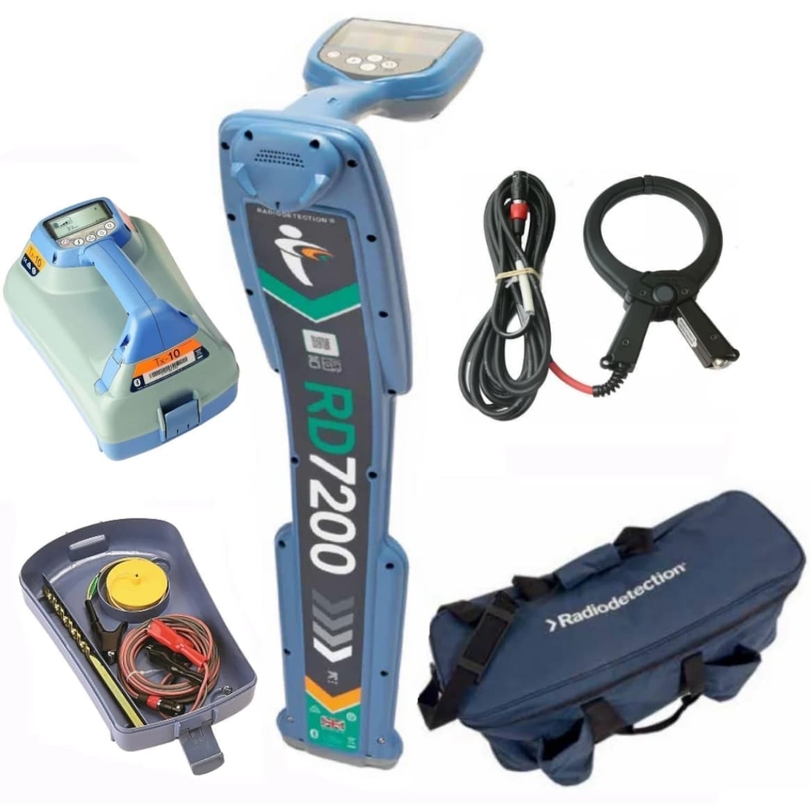 Radiodetection RD7200 TX5 Kit (with 100mm Clamp) - main product image
