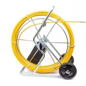 Katimex 9.0mm x 120m Rodder with Trace (6 copper wires) “With Wheel Frame”