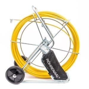 Katimex 9.0mm x 120m Rodder with Trace (6 copper wires) “With Wheel Frame”
